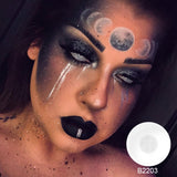 White Mesh Sclera Lenses