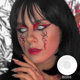 White Mesh Sclera Lenses