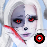 Red Shock Sclera Lenses