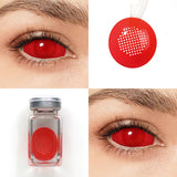 Red Mesh Sclera Lenses