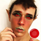 Red Mesh Sclera Lenses