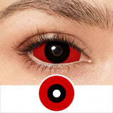 Red and Black Sclera Lenses