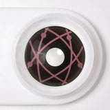 Red Star Trails Sclera Lenses