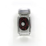 Red Star Trails Sclera Lenses