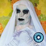 Snowy Night Sclera Lenses