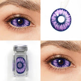 Purple Flash Sclera Lenses