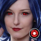 Uchiha 3 Tomoe Sharingan Sclera Contacts