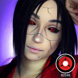 Uchiha 3 Tomoe Sharingan Sclera Contacts