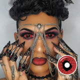 Red Slipknot Sclera Lenses
