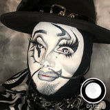 Black And White Mini Sclera Lenses
