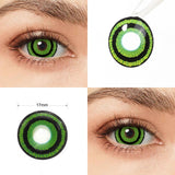 Green Goblin Mini Sclera Lenses