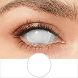 White Blind Mini Sclera Lenses