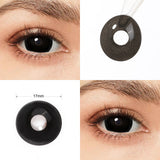 All Black Mini Sclera Lenses