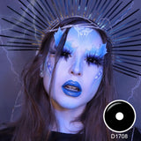 All Black Mini Sclera Lenses
