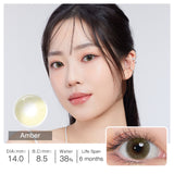 Queen Amber Colored Contacts