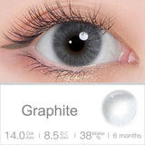 Queen Graphite Colored Contacts