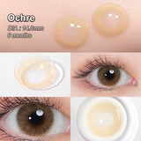 Queen Ochre Colored Contacts