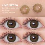 Desire Lime Green Colored Contacts
