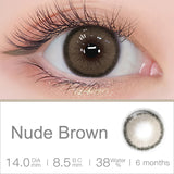 Roze Nude Brown Colored Contacts