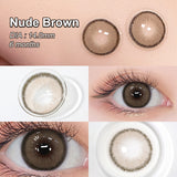 Roze Nude Brown Colored Contacts