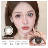 Roze Nude Brown Colored Contacts