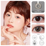 Roze Nude Brown Colored Contacts