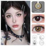 Diamond Candy Brown Colored Contacts