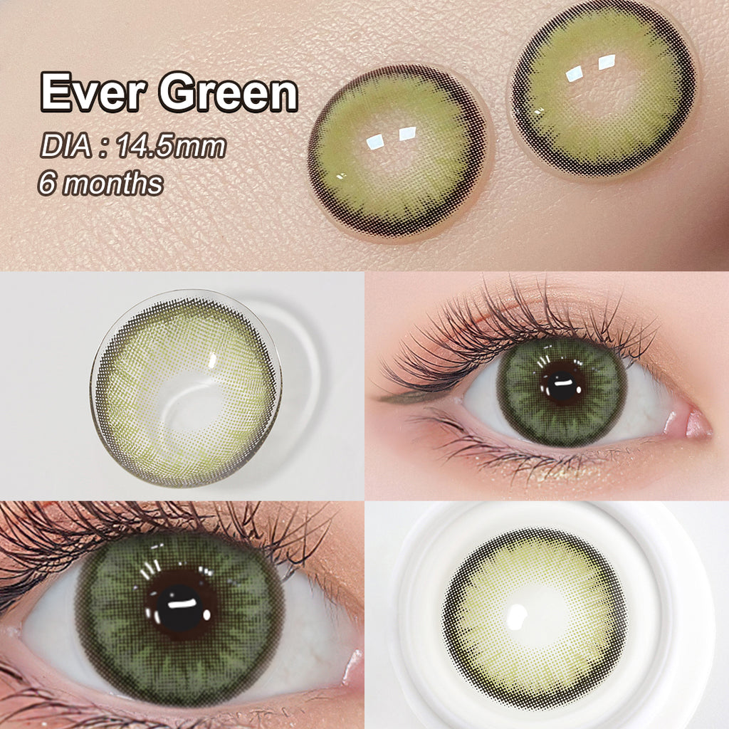 FreshGo Official - Diamond N Ever Green Colored Contact Lenses