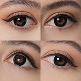 Deep Super Black Colored Contacts