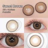 Luna Sweet Brown Colored Contacts