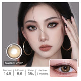Luna Sweet Brown Colored Contacts
