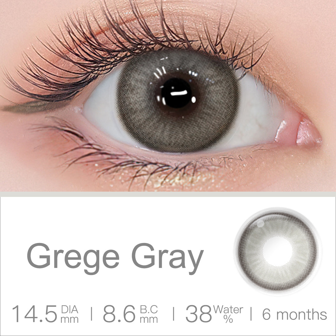 FreshGo Official - Luna Grege Gray Colored Contact Lenses