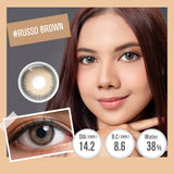 Russo Brown Colored Contacts