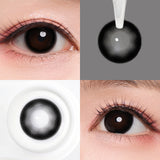 Russo Black Colored Contacts