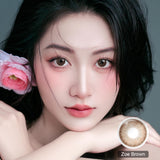 Zoe Brown Colored Contacts