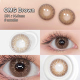 OMG Brown Colored Contacts
