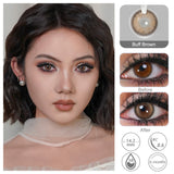 BLUSH GIRL Buff Brown Colored Contacts