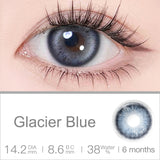 BLUSH GIRL Glacier Blue Colored Contacts