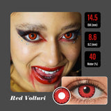 Red Volturi Halloween Contacts for Twilight