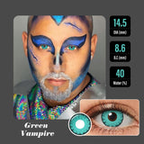 Green Vampire Halloween Contacts