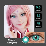 Green Vampire Halloween Contacts