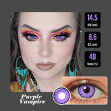Purple Vampire Halloween Contacts for Twilight