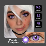 Purple Vampire Halloween Contacts for Twilight