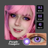 Purple Vampire Halloween Contacts for Twilight
