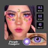 Purple Vampire Halloween Contacts for Twilight