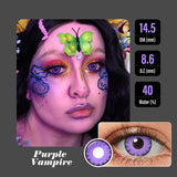Purple Vampire Halloween Contacts for Twilight