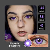 Purple Vampire Halloween Contacts for Twilight