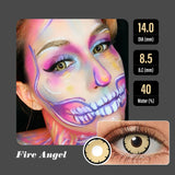 Fire Angel Halloween Contacts