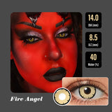 Fire Angel Halloween Contacts