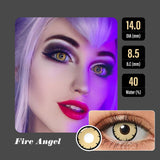 Fire Angel Halloween Contacts